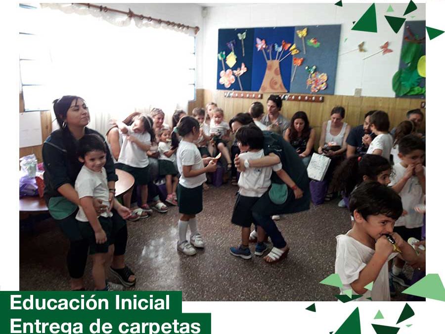 Educación Inicial: entrega de carpetas y evaluaciones