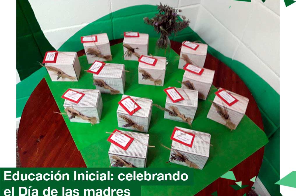 2018: Educación Inicial celebrando el «Día de la madre»