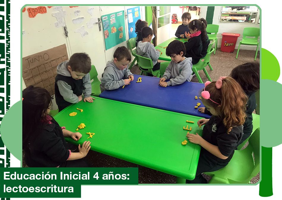 2019: Educación Inicial nivel 4 años. Lectoescritura