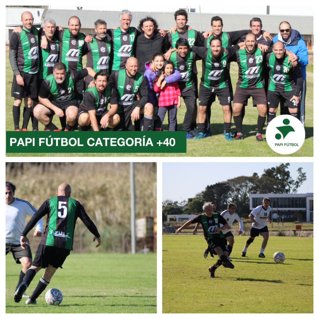 Papi fútbol categoría +40 campeones del Torneo Apertura Gabriela Mistral